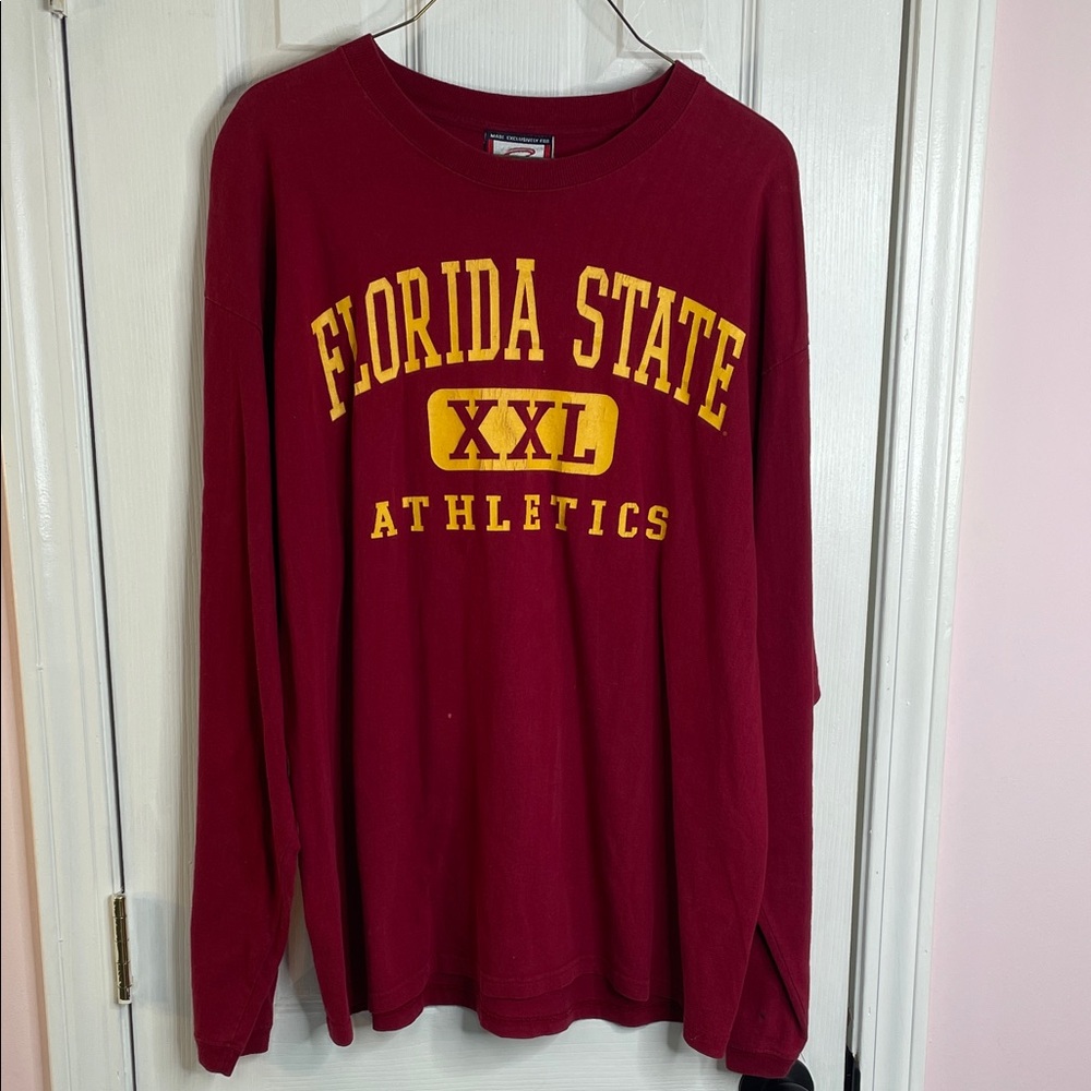 Florida State Athletics Burgundy Long Sleeve Tee. Great tee